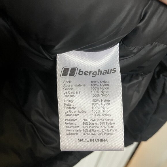 Berghaus Puffer Jacket Liskamm Down 650 Mens M Insulated Outdoor Winter Pertex - Picture 4 of 15